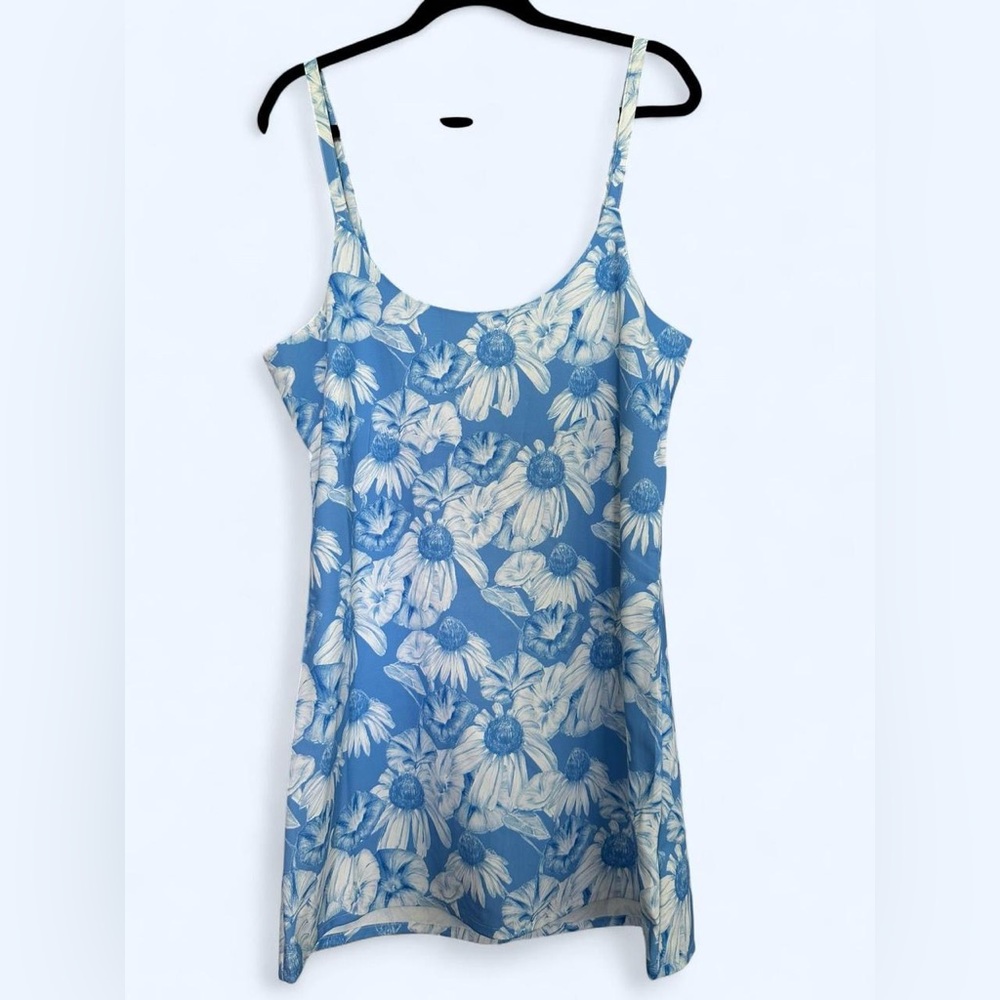 BSR By Samii Ryan X Dessie Jackson blue Floral Mini Dress Large NWT